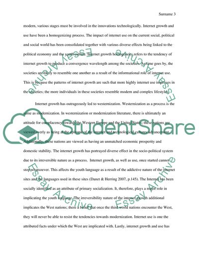 Internet Use and How It Affected Culture