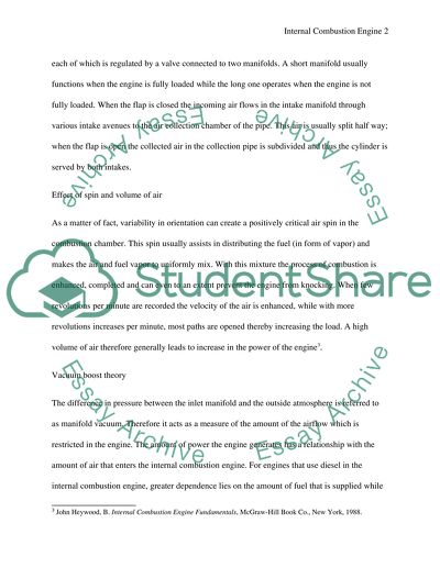 History of Internal Combustion Engine