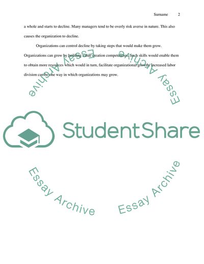 Organizational Theory Design and Change