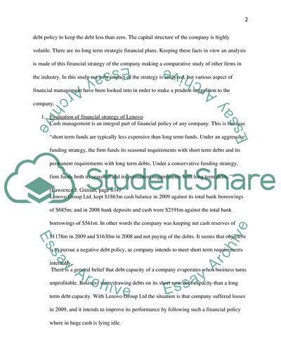 Corporate Finance-Financial Strategy