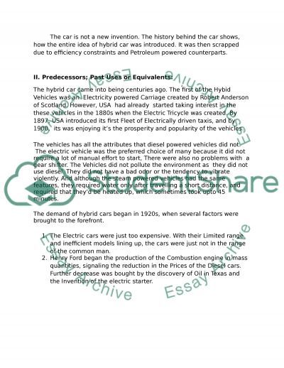 hybrid cars essay introduction hybrid cars essay introduction