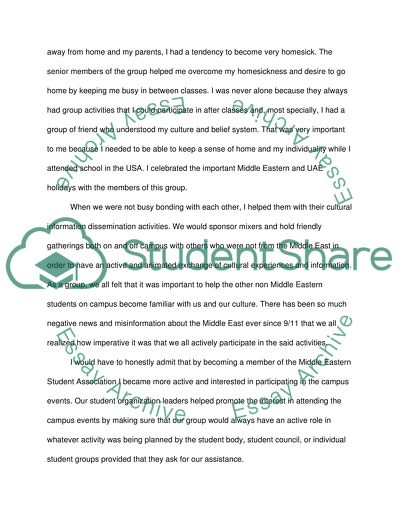 Reflection on Personal Statement