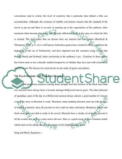 Are Genre Conventions Possibilities or Constraints: A Study