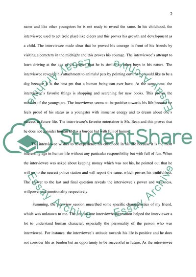 The art of one-on-one interview