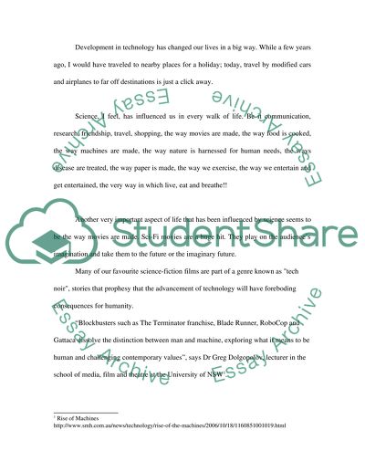 Changes that science brought about in my thinking