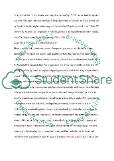 Early and Late Industrialization
