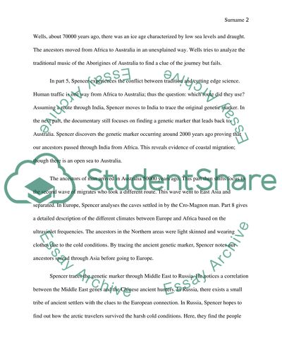 From you tube view the 13 parts of the journey of man, a genetic odyssey by: spencer wells