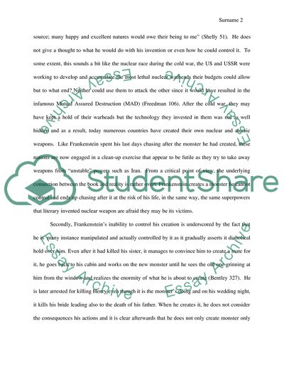 Technology Parallels: The Frankenstein Monster