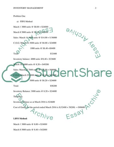 Inventory Management