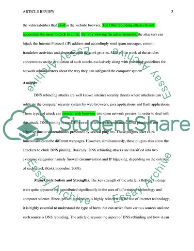 The Subject of Protection of the Computer System