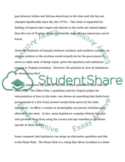 Virginia State Local Government