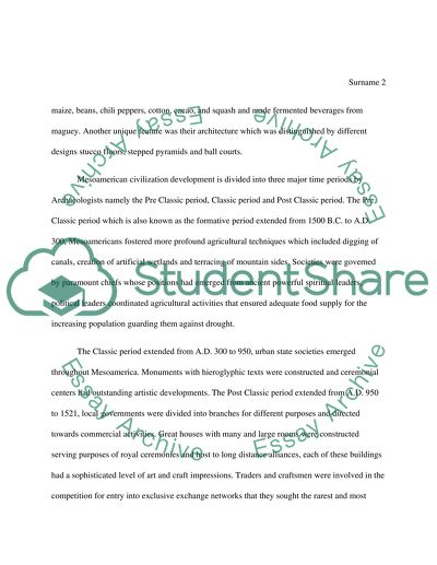 Rise of Civilization in Mesoamerica and Andean South America