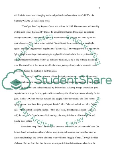 Human Nature and Morality in Realism, Naturalism and Modernism