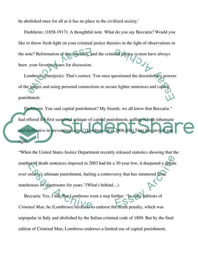 Approaches to Crime and Punishment