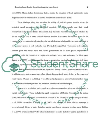 Racial Disparities in Capital Punishment