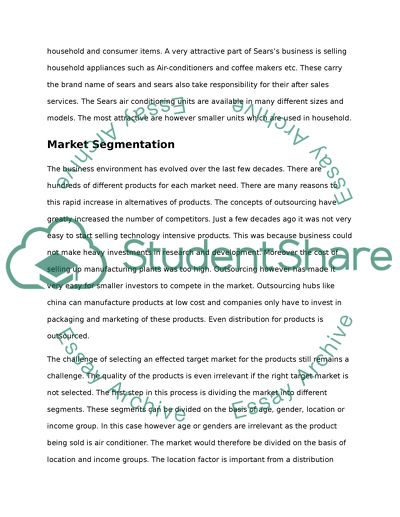 Sears Air Conditioning Units and Installation