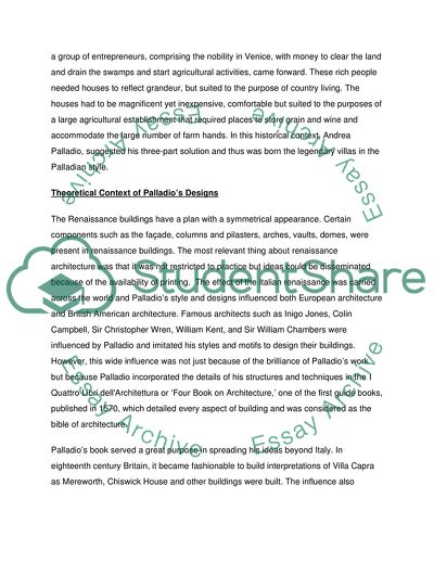 Comparison of Villa Rotonda and Palazzo Della Ragione or Basilica