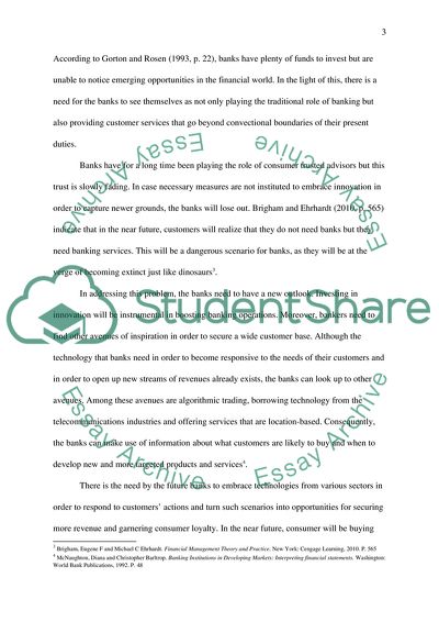 Extinction of Banks, Diminishing Roles for Banks