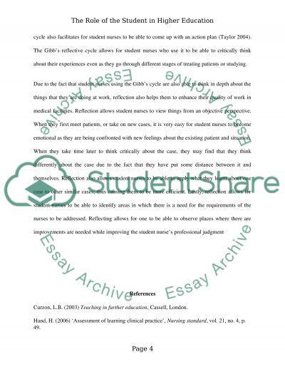 Higher education essay