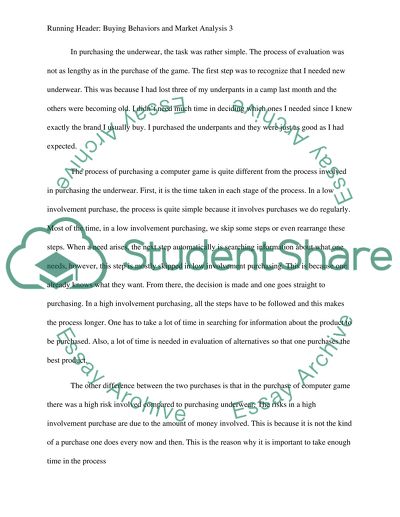 Buying Behavior and Market Analysis