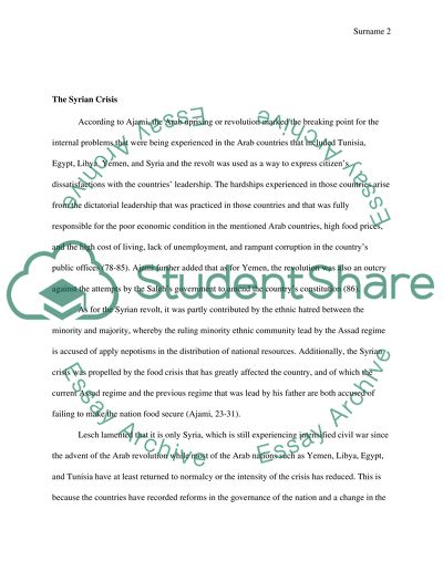 The Human Rights in the Media in Syria