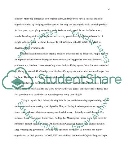 Pros And Cons Of Organic Program