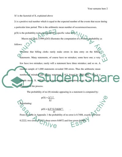 The Poisson Distribution