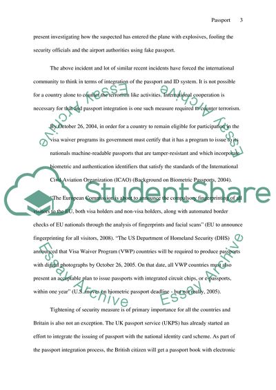 Integration of Passport and ID