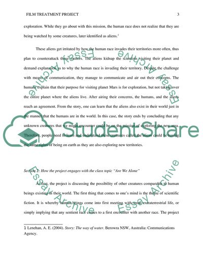 The Materials of the Film Treatment