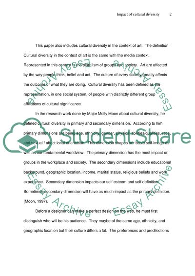 Impact of Cultural Diversity in Designers in the Society