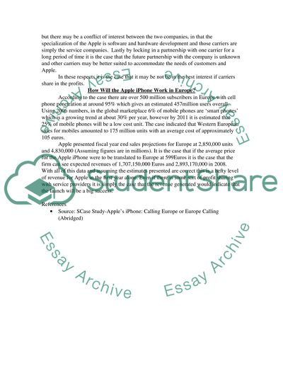 Case Study analysis (Operations Management)