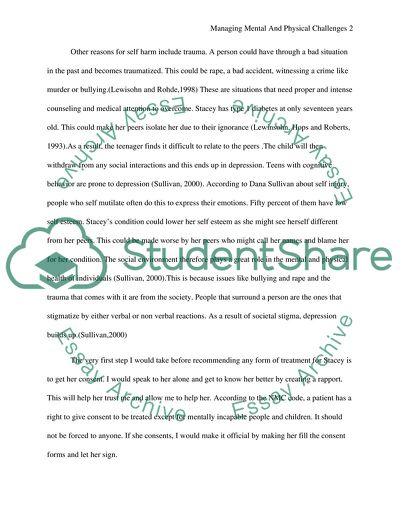 Managing Physical and Mental Health Challenges