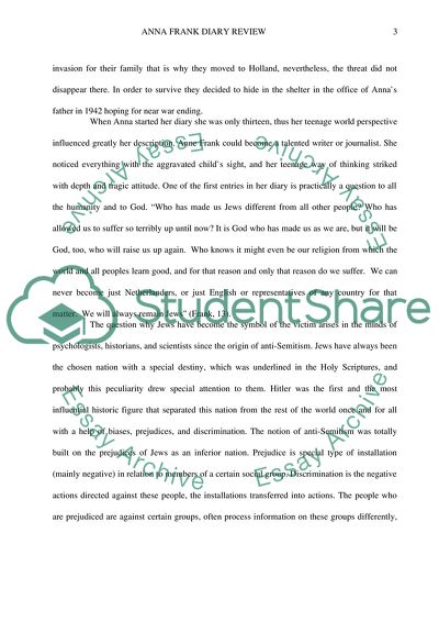 Anna Frank Diary Review