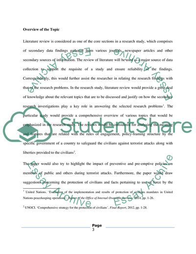 Rules of Engagement in Terrorism Threats