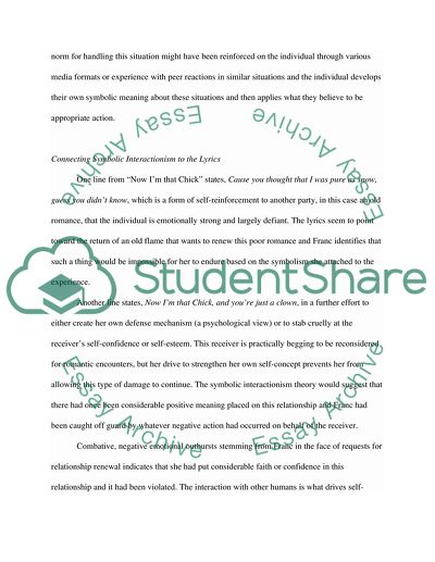 Communication theory related to a famous song