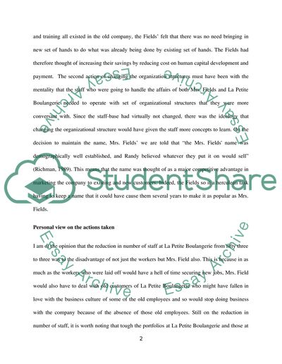 Acquiring La Petite Boulangerie