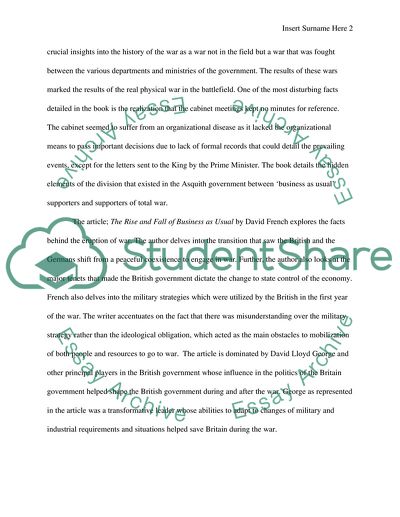 The Transformation of British Government