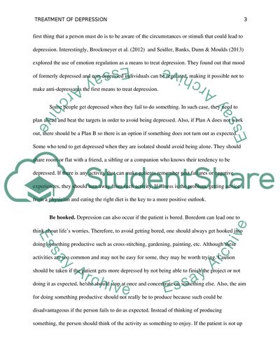 Positive Emotions in the Treatment of Depression