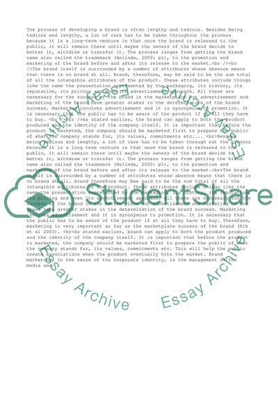 Brand Management Case Study