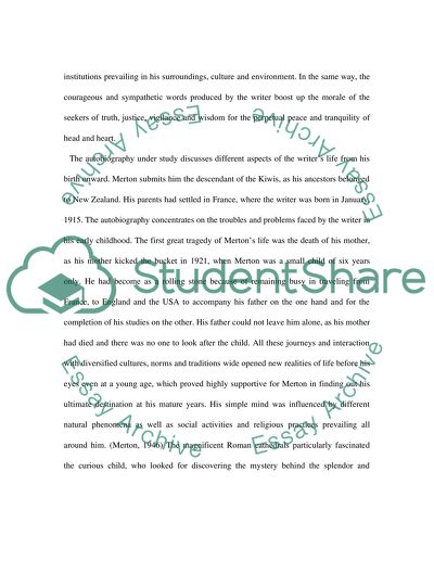 The Seven Story Mountain by Thomas Merton