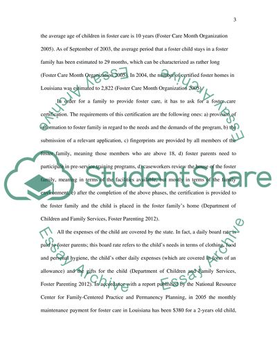 Foster Parenting and Foster Care in Louisiana