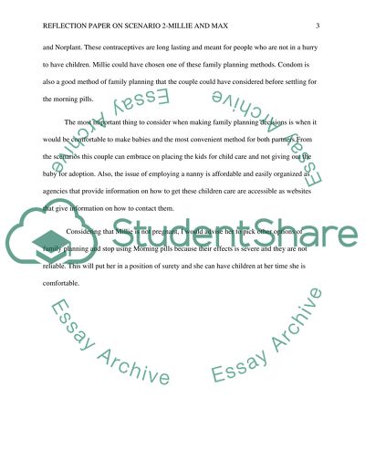 Reflection Paper on Scenario 2-Millie and MaxMax
