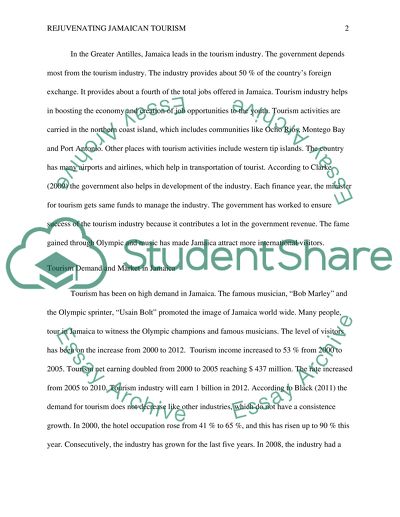 Rejuvenating Jamaican Tourism