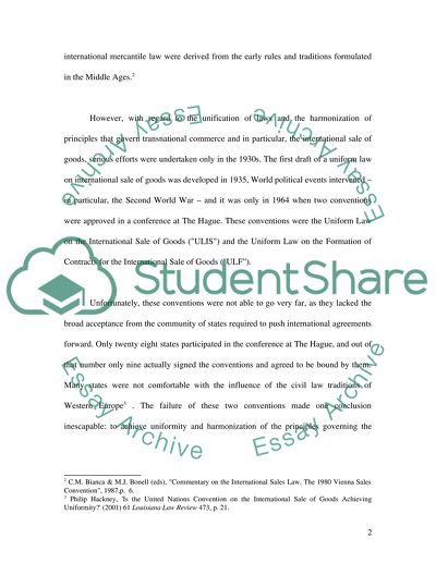 An Analysis of The Compromises in the Cisg With Regard to Contract Formation
