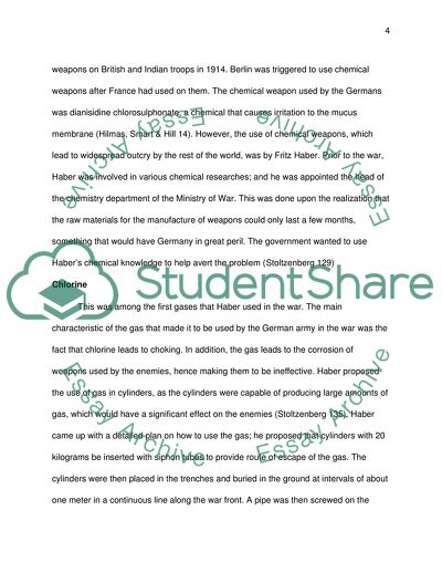 Chemical Warfare in World War I