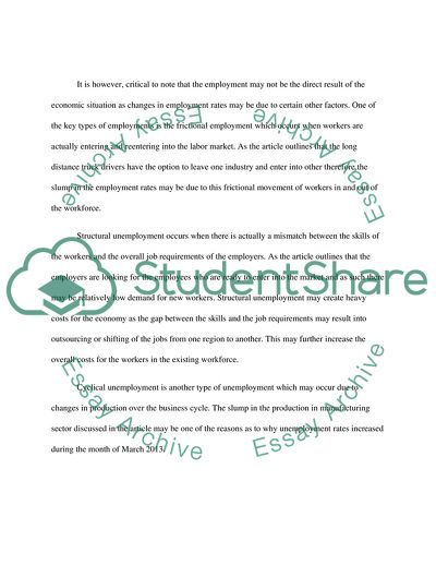 Macroeconomics Article Review: Job Growth Slows to a Trickle