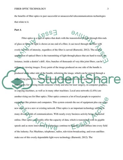 Fiber Optic Technology