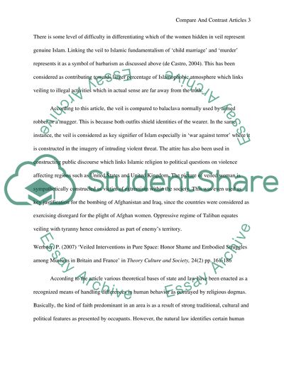 Multiculturalism and the Veil