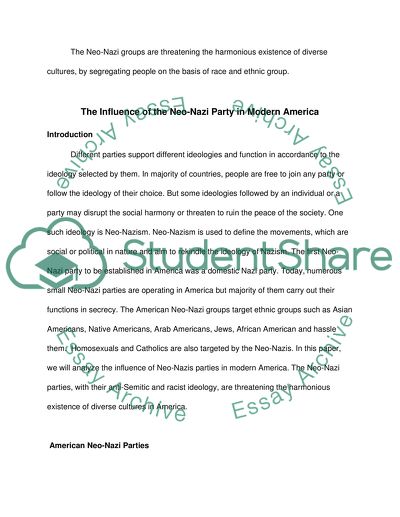 The Ideology of Nazism