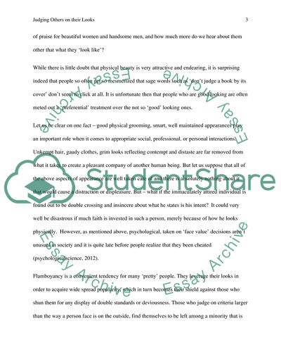 Why do we accept people who are beautiful